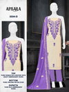 Apsara 3334 A To D By Bipson Pure Roman Silk Dyed With Embroidery Work Top Bottom With Dupatta Wholesale In India